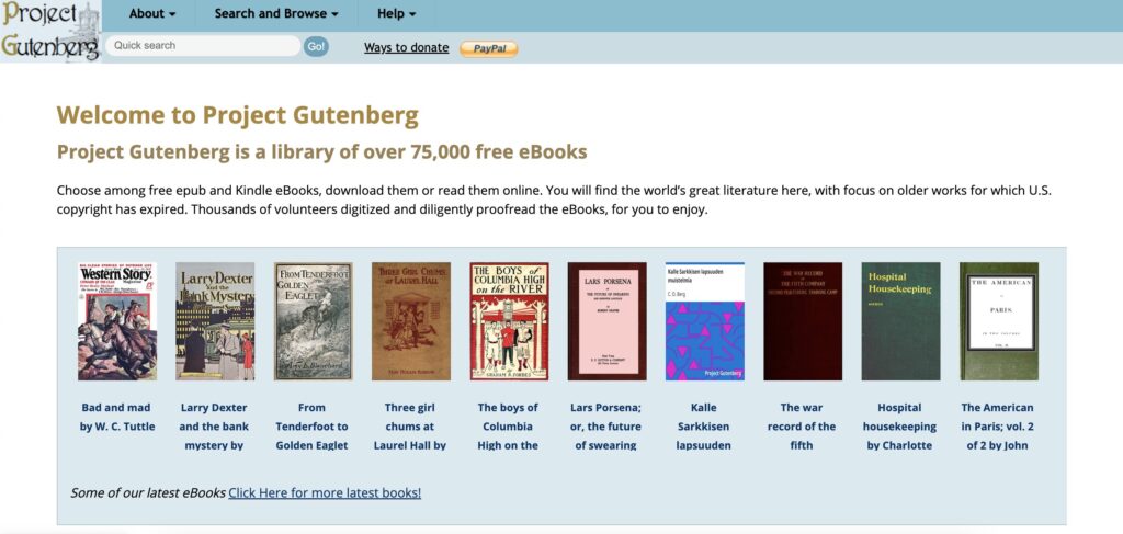 Project Gutenberg